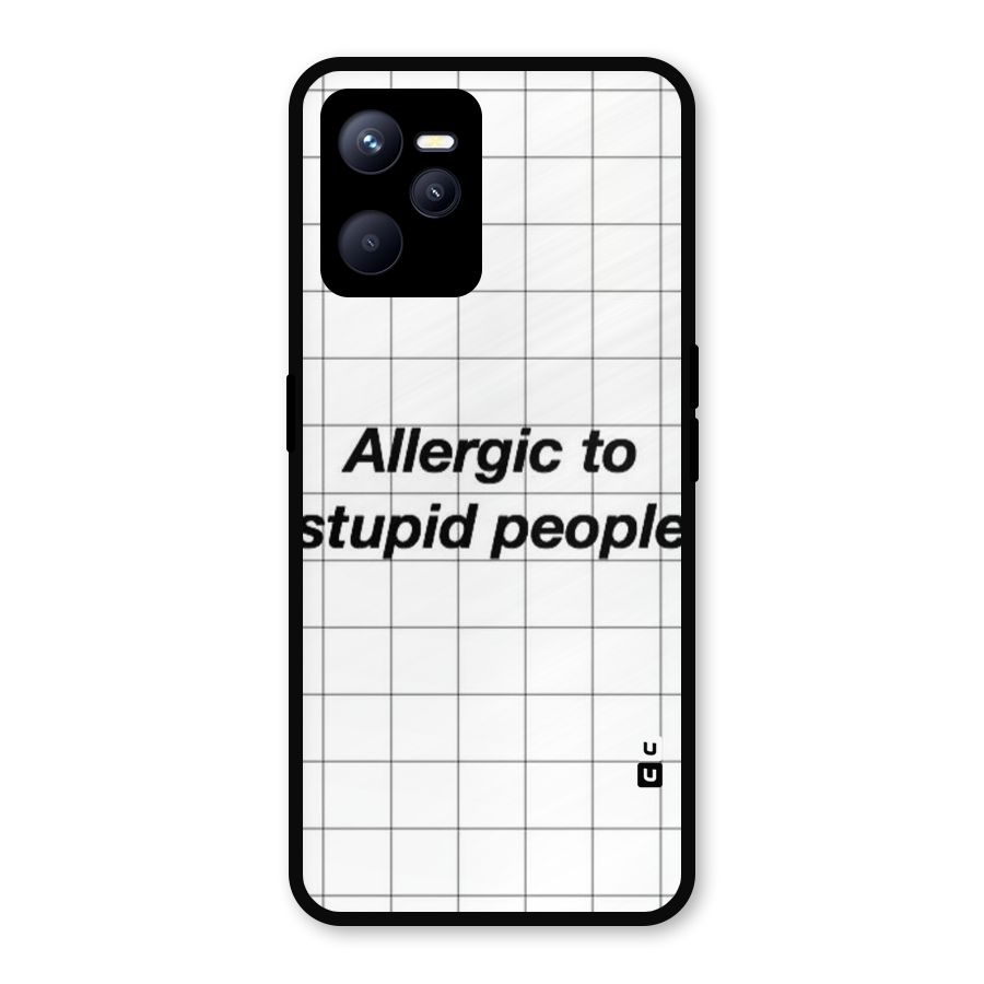 Allergic Metal Back Case for Realme C35