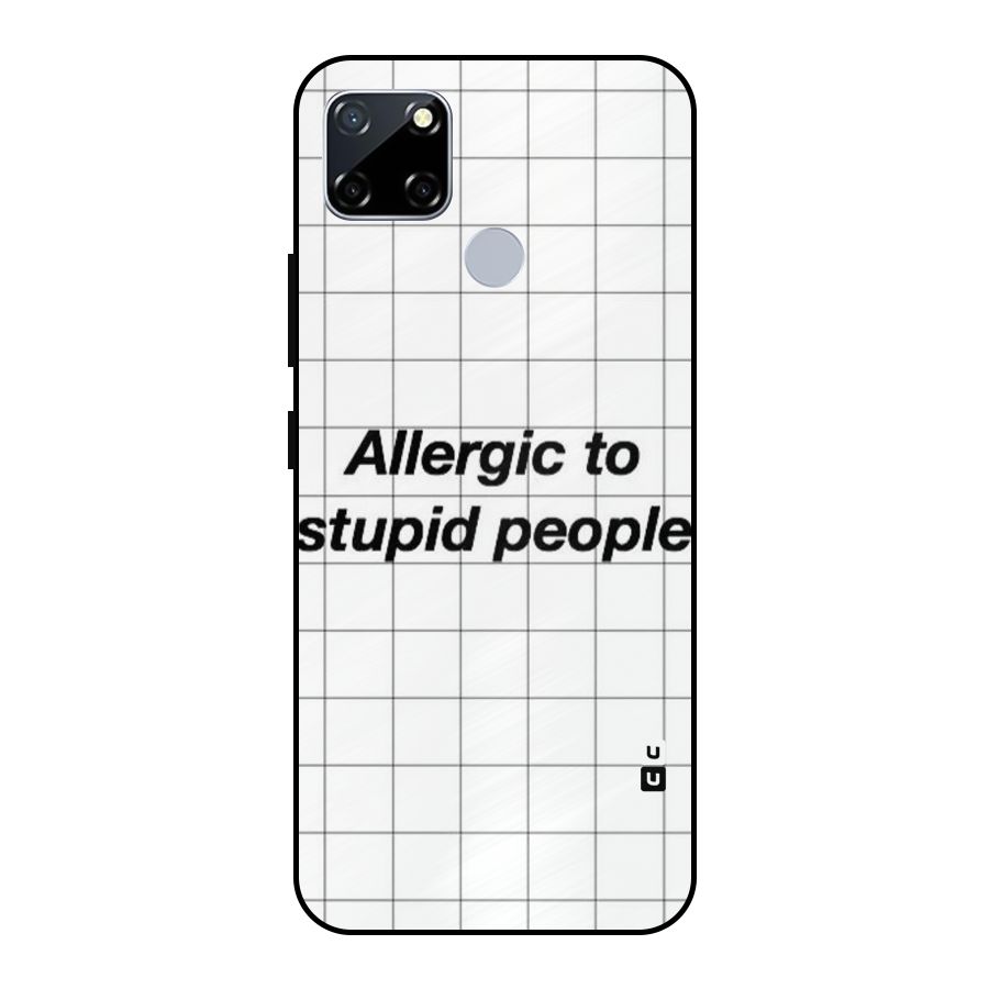 Allergic Metal Back Case for Realme Narzo 20