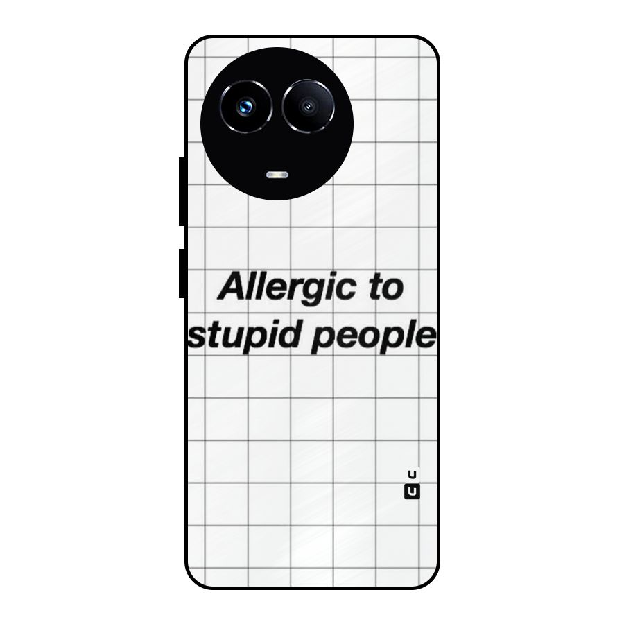 Allergic Metal Back Case for Realme Narzo 60X