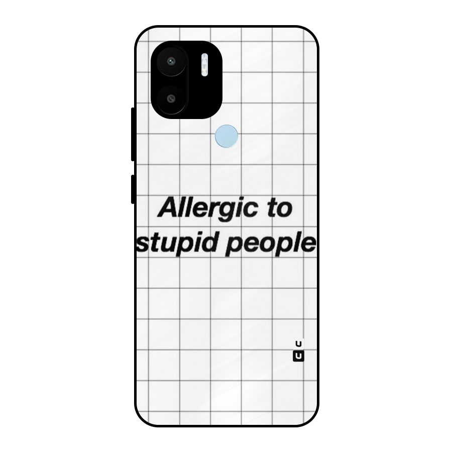 Allergic Metal Back Case for Redmi A1+