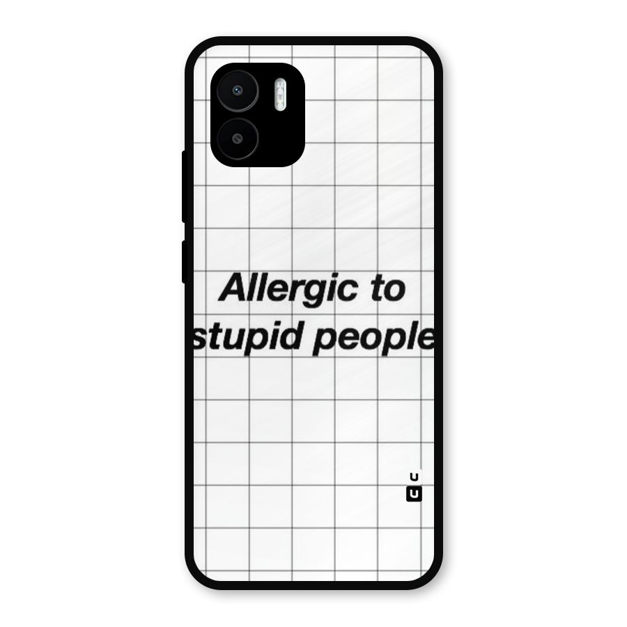 Allergic Metal Back Case for Redmi A2