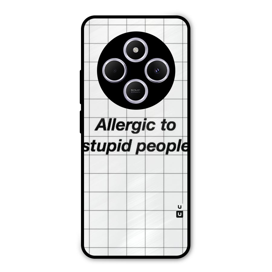 Allergic Metal Back Case for Redmi A4