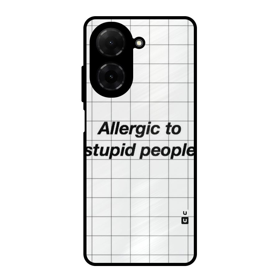 Allergic Metal Back Case for Redmi A5 4G