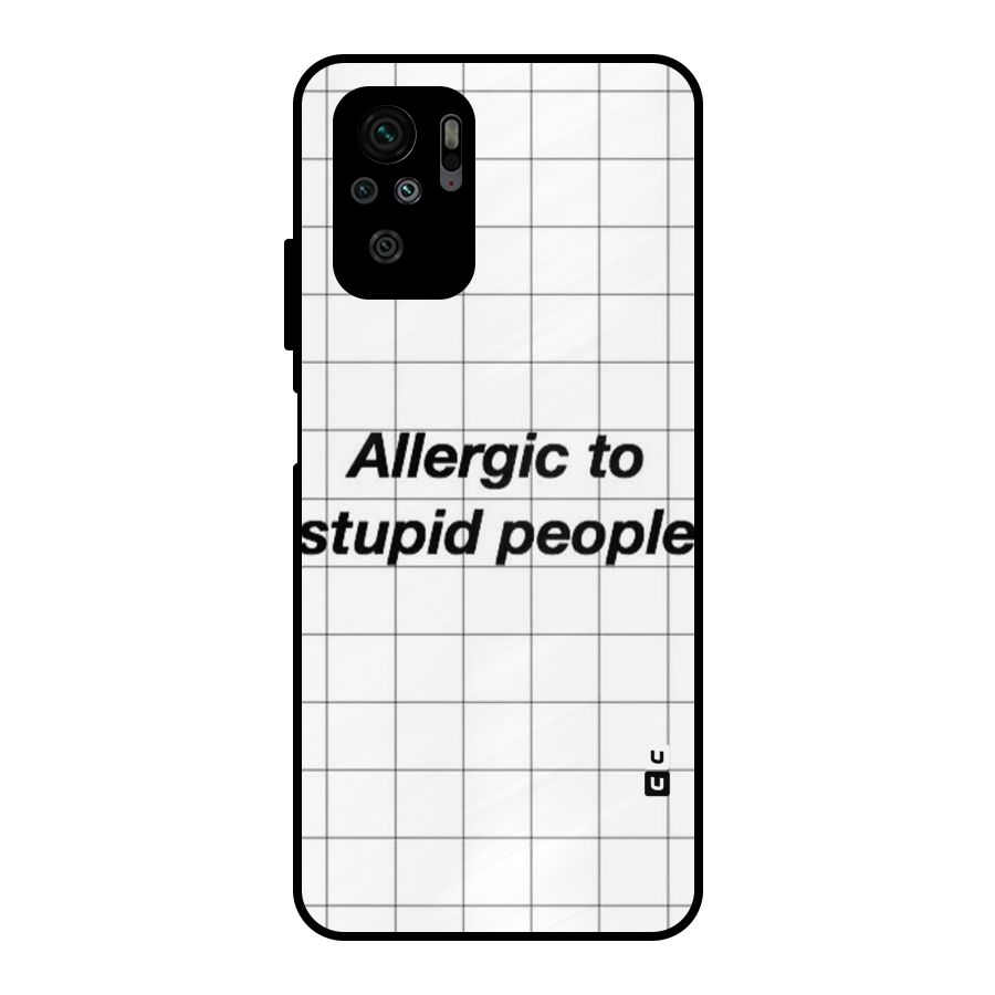 Allergic Metal Back Case for Redmi Note 10S