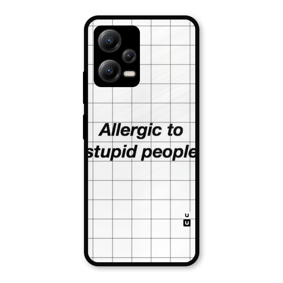 Allergic Metal Back Case for Redmi Note 12 5G