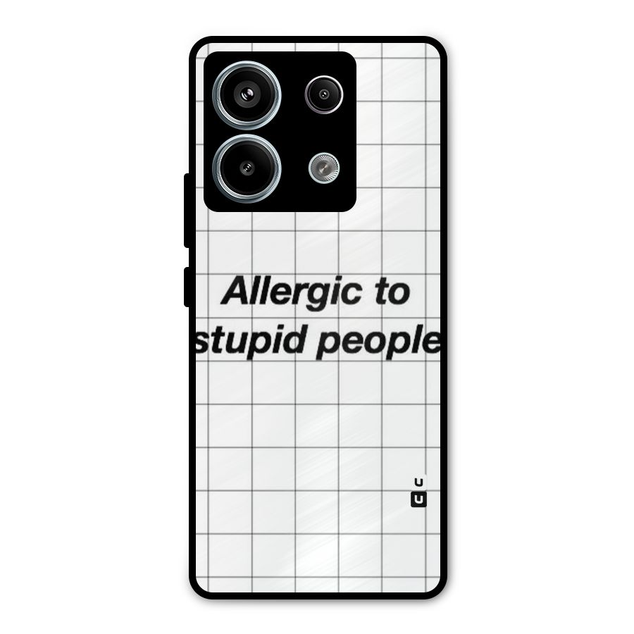 Allergic Metal Back Case for Redmi Note 13 Pro 5G