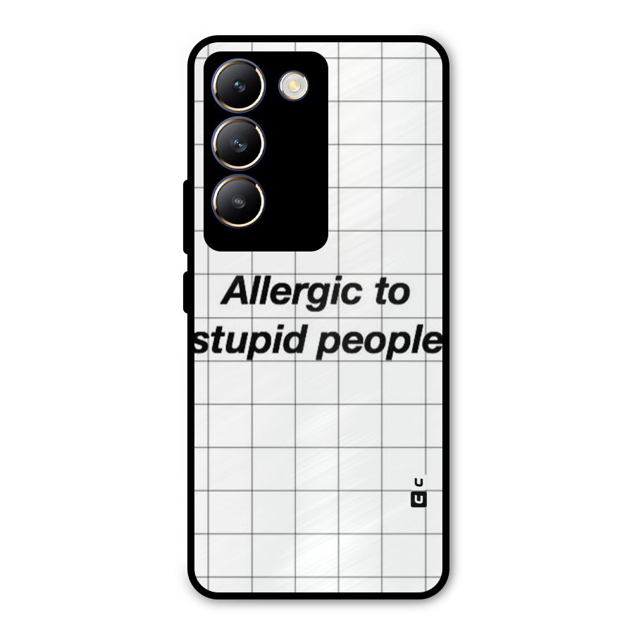 Allergic Metal Back Case for Vivo T3 5G