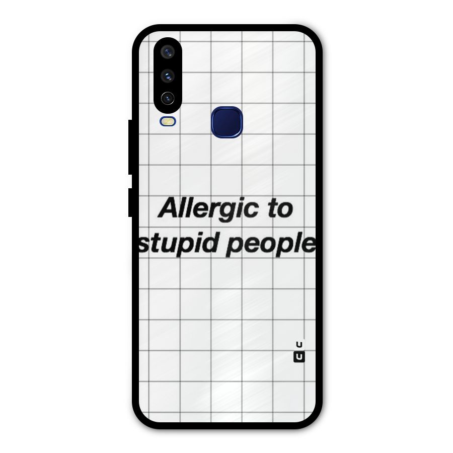 Allergic Metal Back Case for Vivo V17