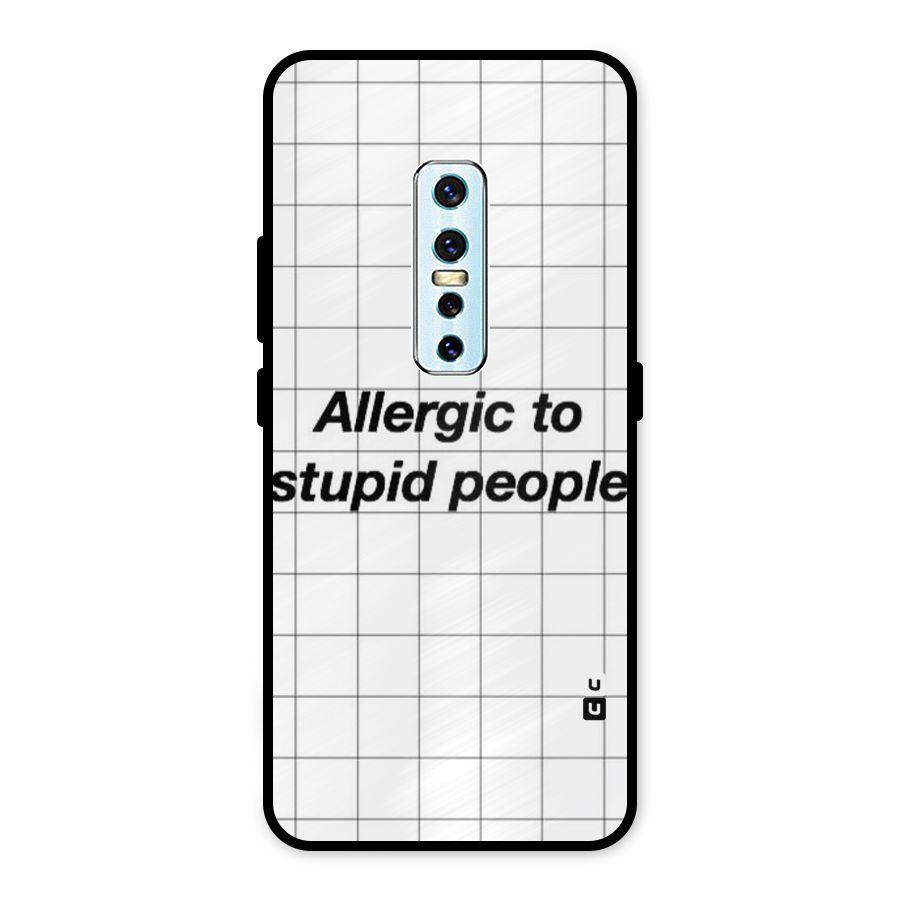 Allergic Metal Back Case for Vivo V17 Pro