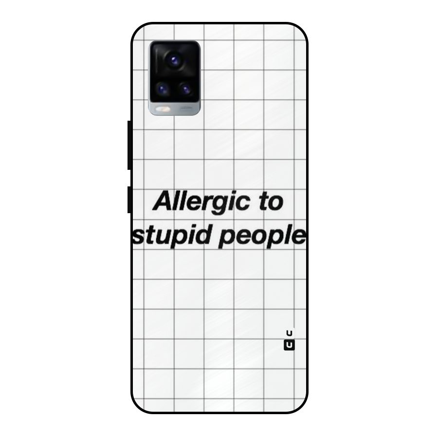 Allergic Metal Back Case for Vivo V20 2021