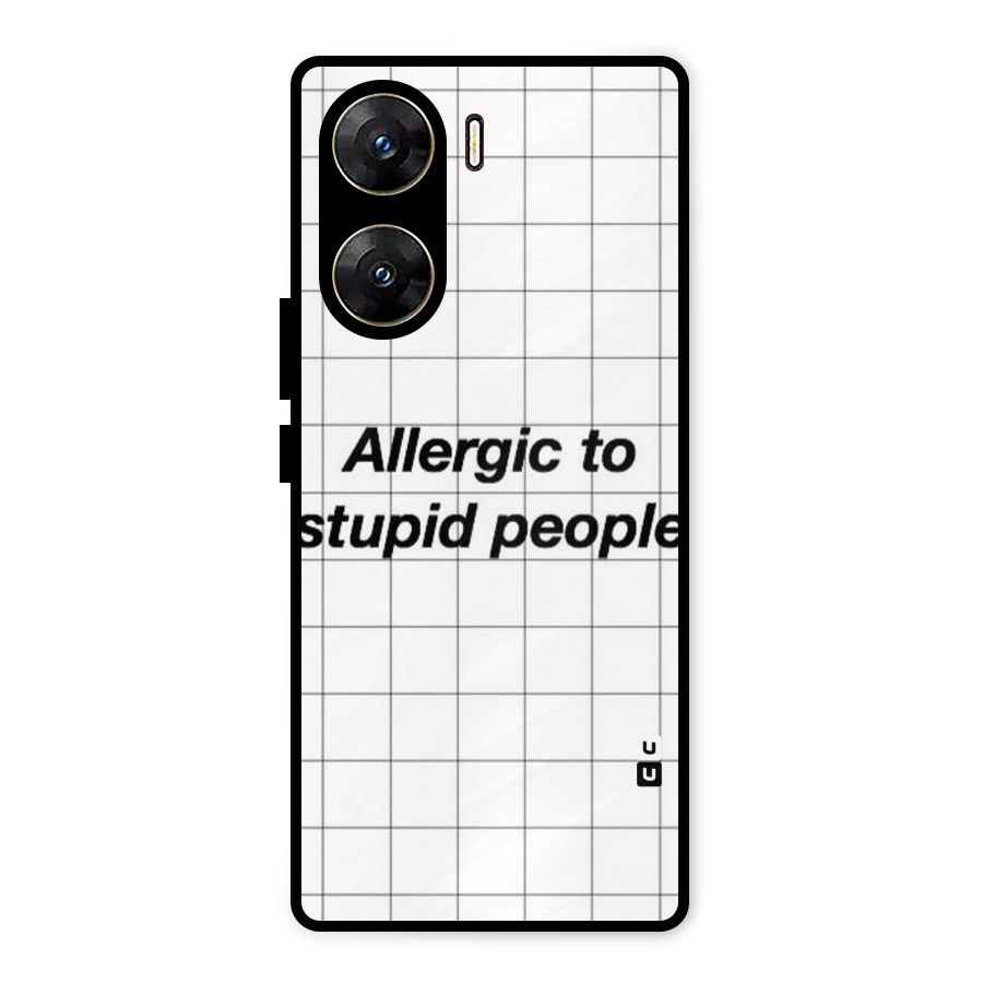 Allergic Metal Back Case for Vivo V29e