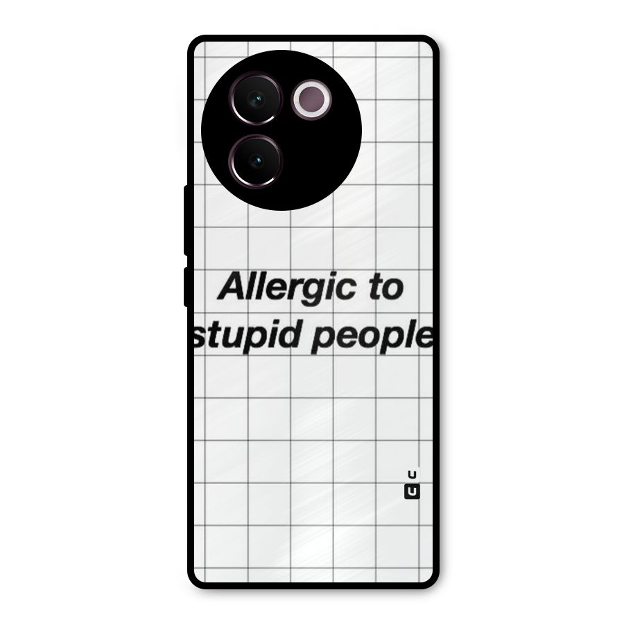 Allergic Metal Back Case for Vivo V30e