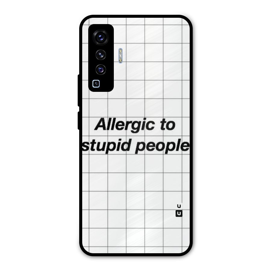 Allergic Metal Back Case for Vivo X50
