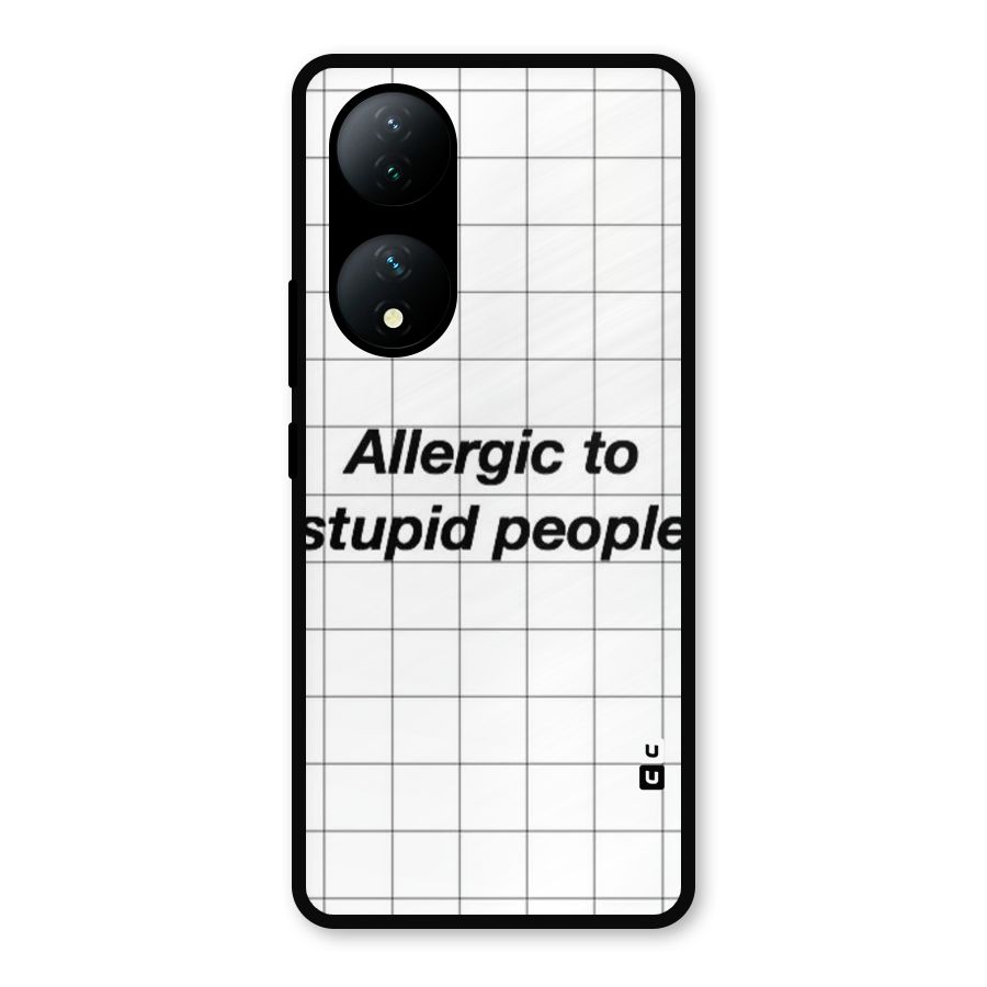 Allergic Metal Back Case for Vivo Y100a