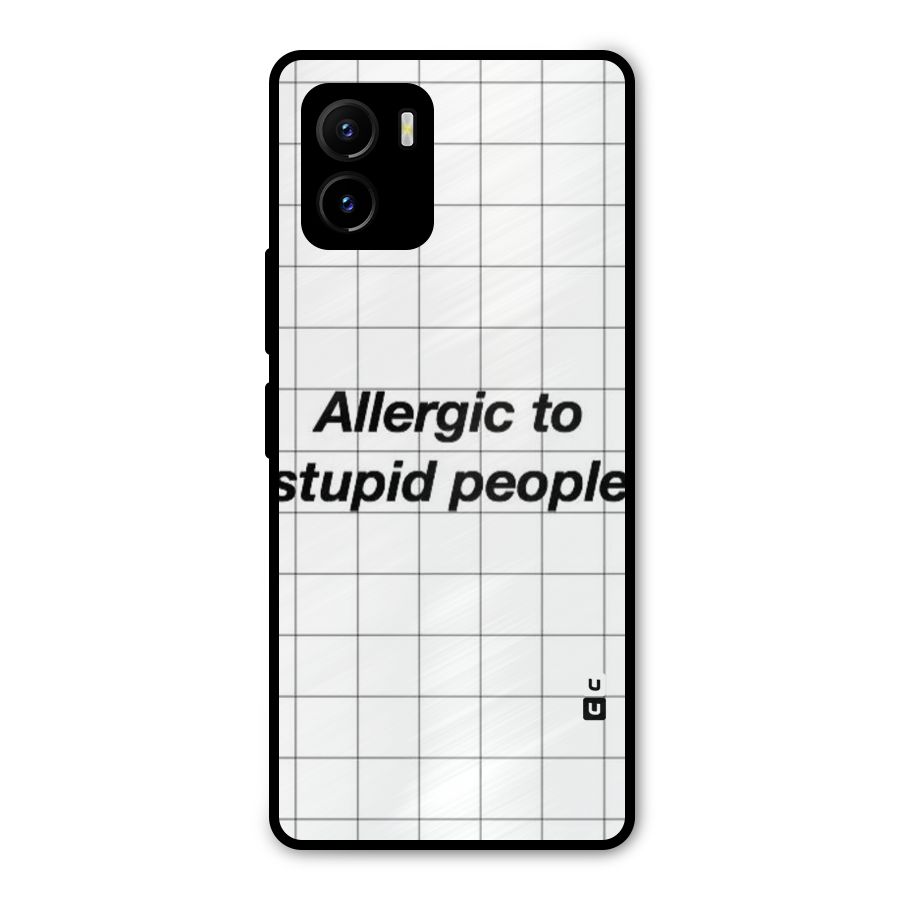 Allergic Metal Back Case for Vivo Y15s