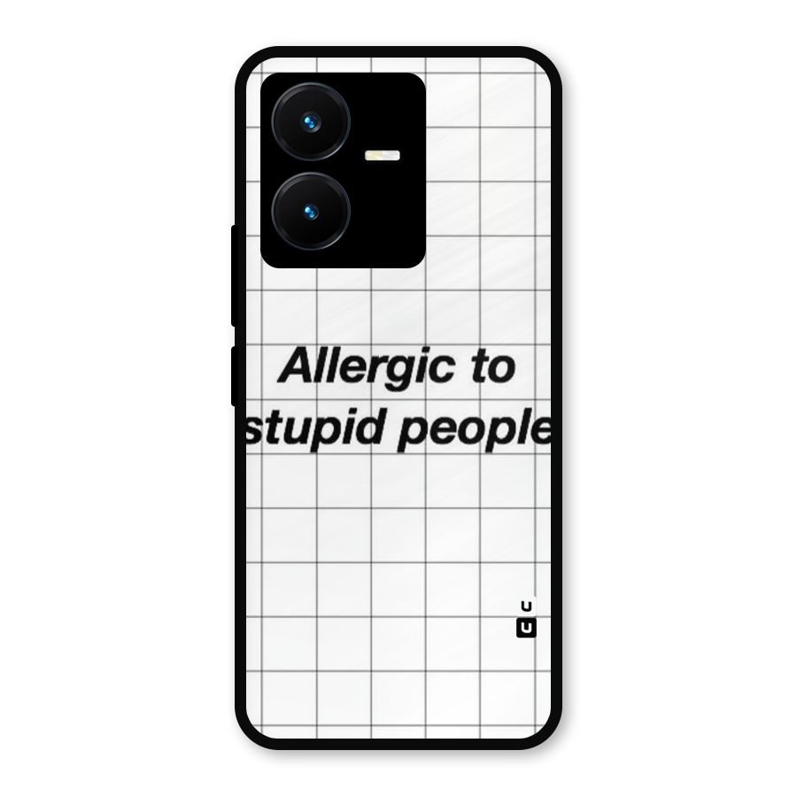 Allergic Metal Back Case for Vivo Y22