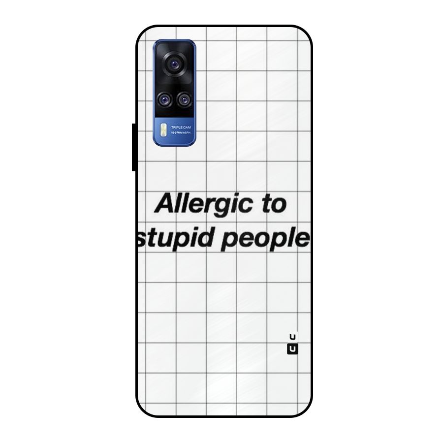 Allergic Metal Back Case for Vivo Y51