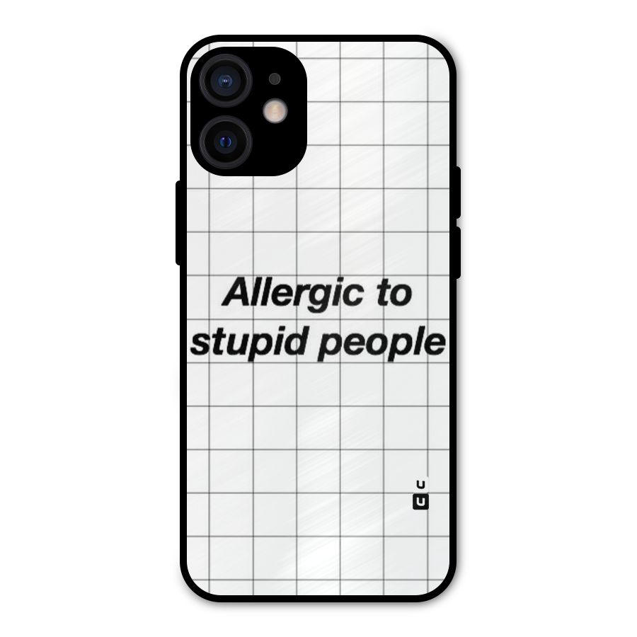 Allergic Metal Back Case for iPhone 12 Mini