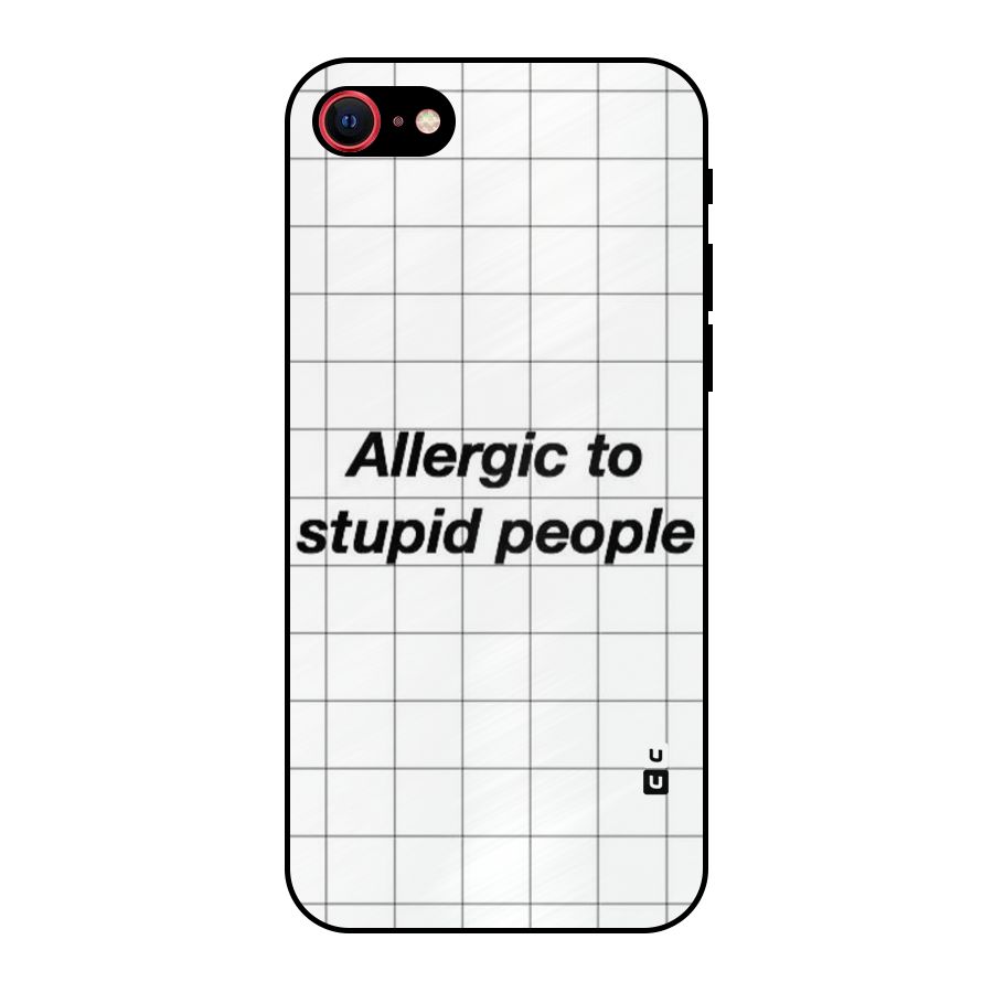 Allergic Metal Back Case for iPhone 7