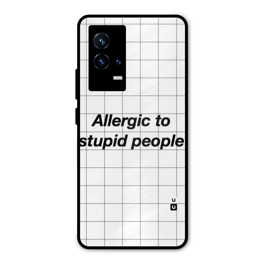 Allergic Metal Back Case for iQOO 9 5G