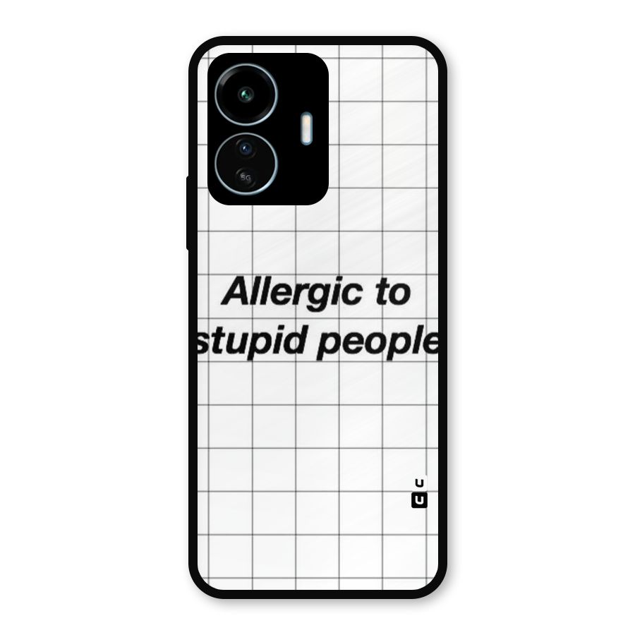 Allergic Metal Back Case for vivo iQOO Z6 Lite 5G
