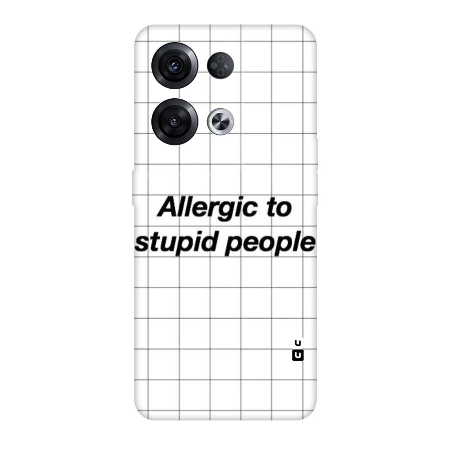 Allergic Original Polycarbonate Back Case for Oppo Reno8 Pro 5G