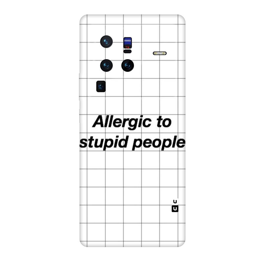 Allergic Original Polycarbonate Back Case for Vivo X80