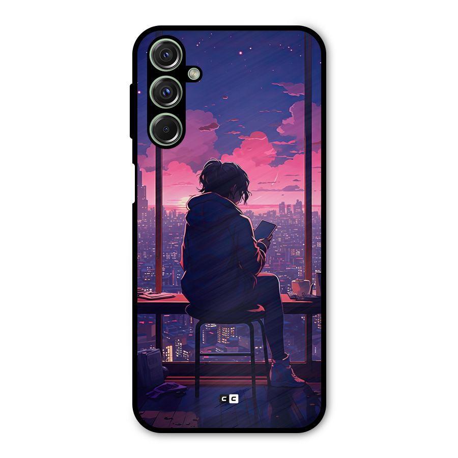 Alone Anime Metal Back Case for Galaxy F34