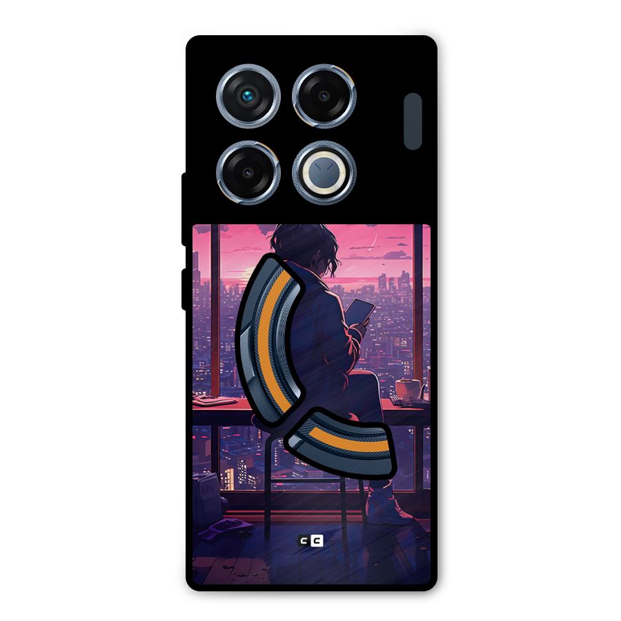 Alone Anime Metal Back Case for Infinix GT 20 Pro