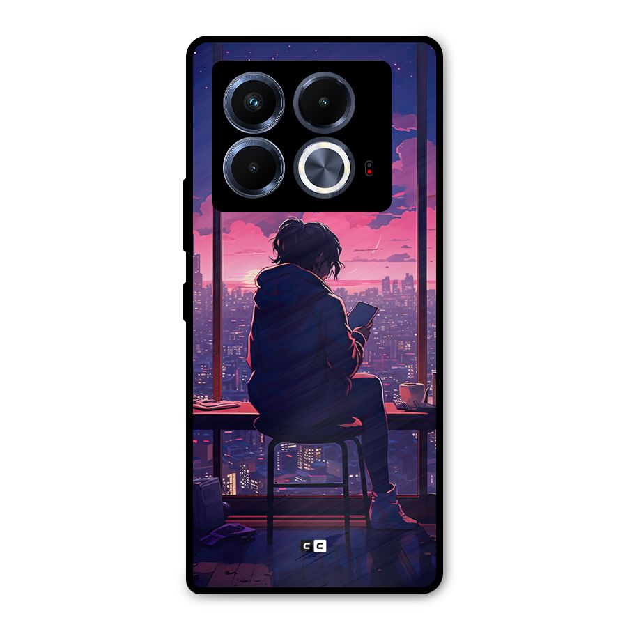 Alone Anime Metal Back Case for Infinix Note 40 5G