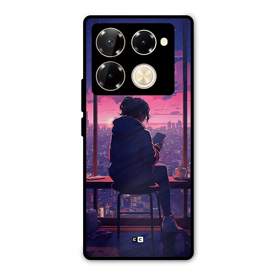 Alone Anime Metal Back Case for Infinix Note 40 Pro Plus