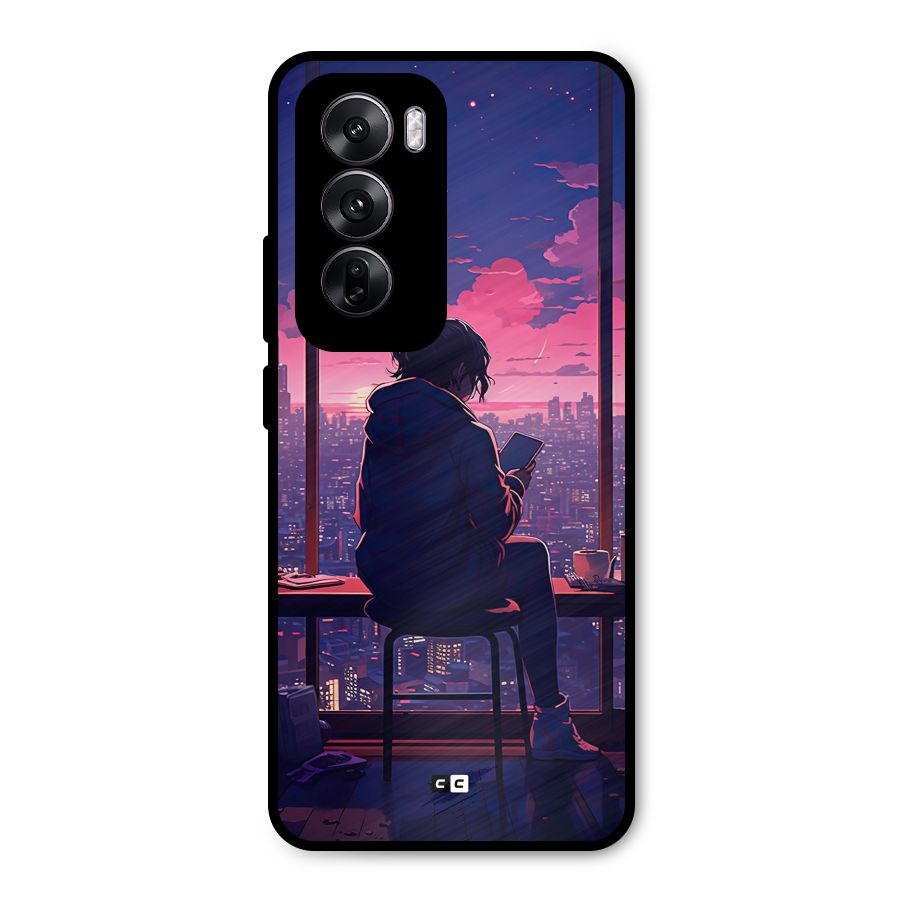 Alone Anime Metal Back Case for Oppo Reno12