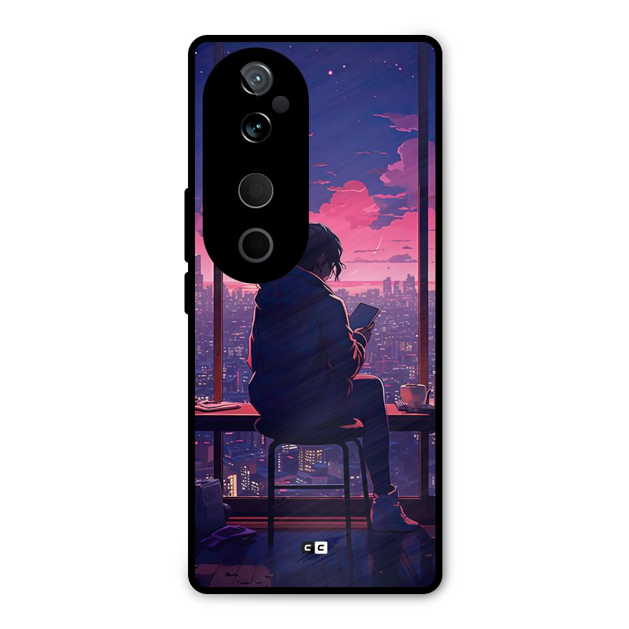 Alone Anime Metal Back Case for Vivo T3 Ultra