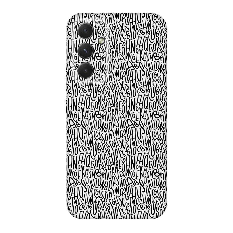 Alphabet Seamless Abstract Original Polycarbonate Back Case for Galaxy A54
