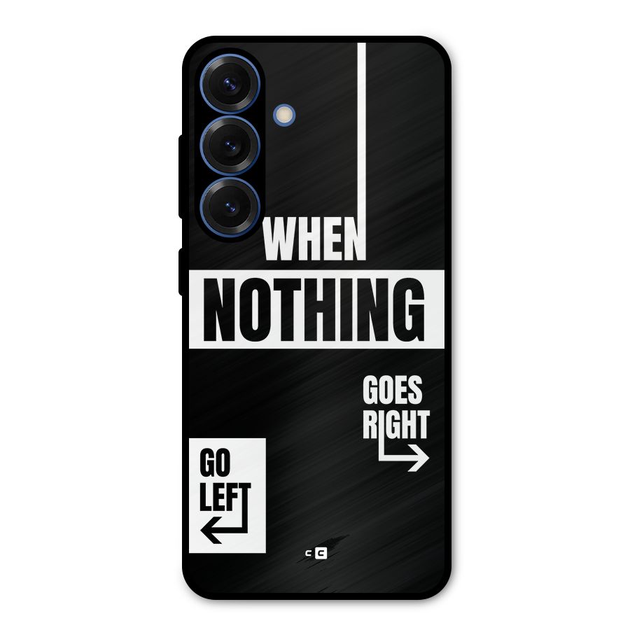 Alternate Plan Metal Back Case for Galaxy S25