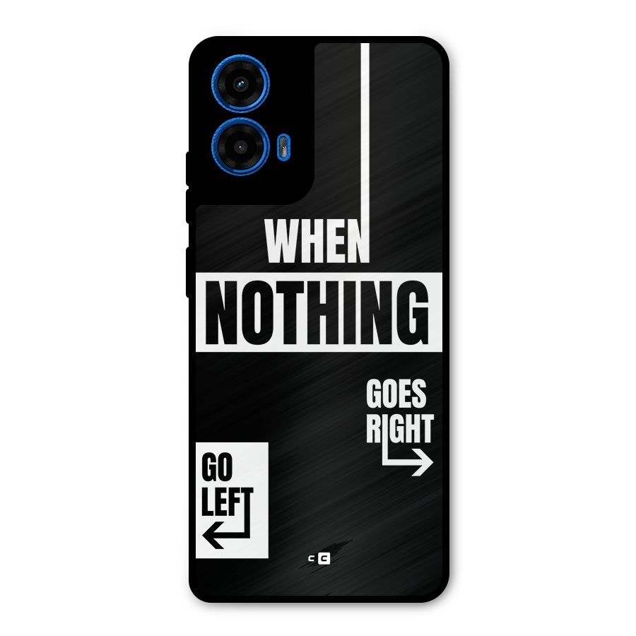 Alternate Plan Metal Back Case for Moto G45