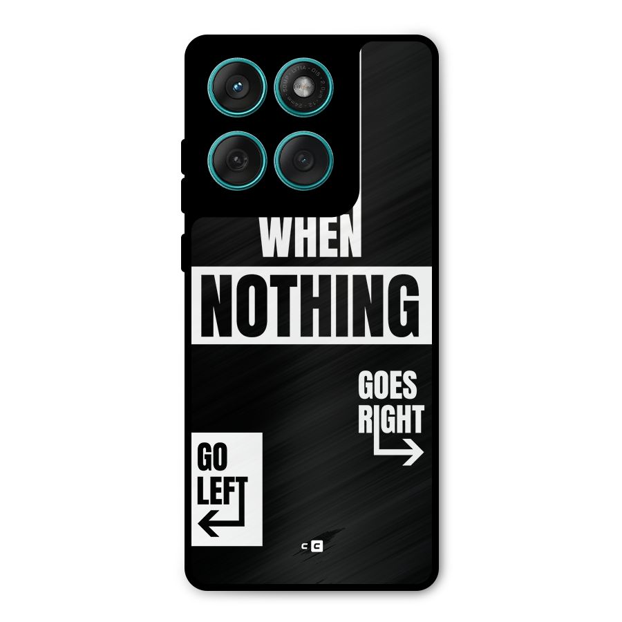 Alternate Plan Metal Back Case for Motorola Edge 60
