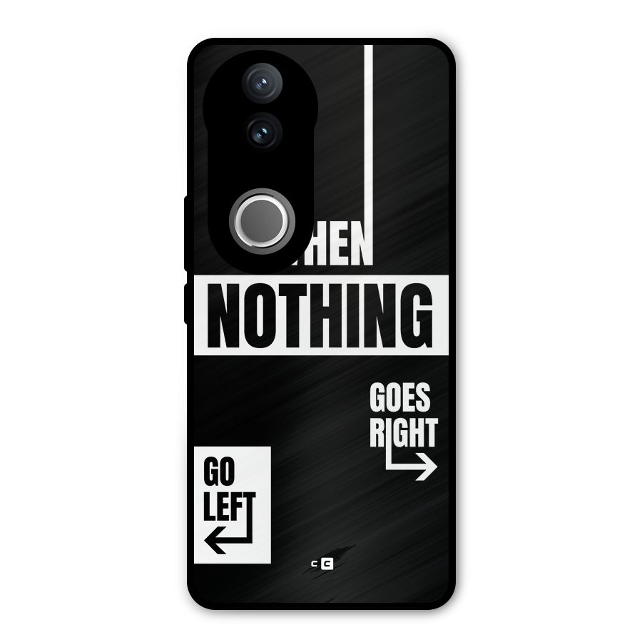 Alternate Plan Metal Back Case for Vivo V50e