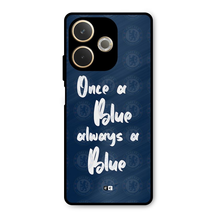 Always A Blue Metal Back Case for Oppo A5 Pro