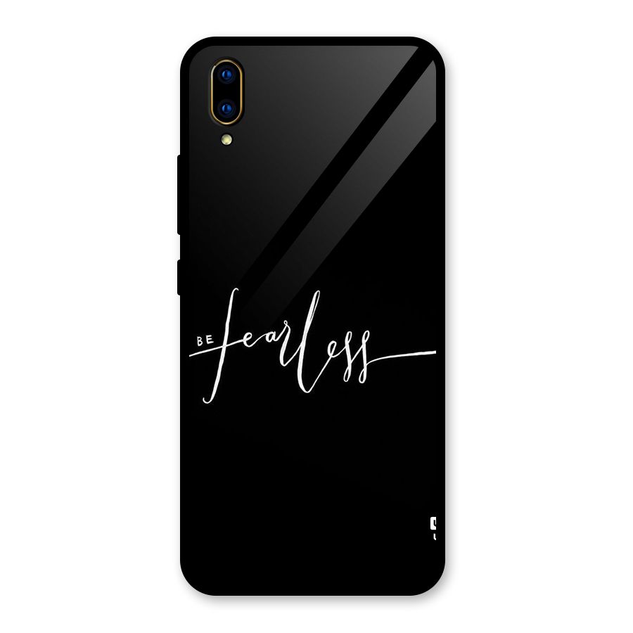 Always Be Fearless Glass Back Case for Vivo V11 Pro