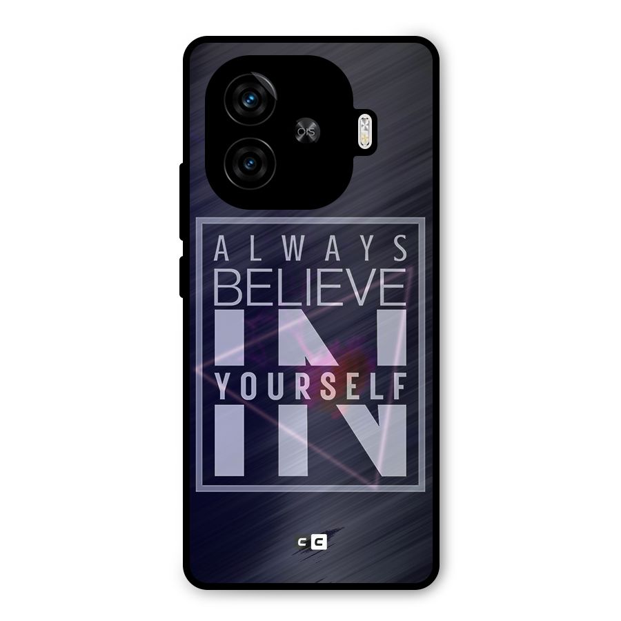 Always Believe in Yourself Metal Back Case for iQOO Neo 10R