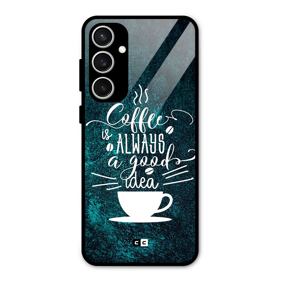 Always Coffee Glass Back Case for Galaxy S23 FE