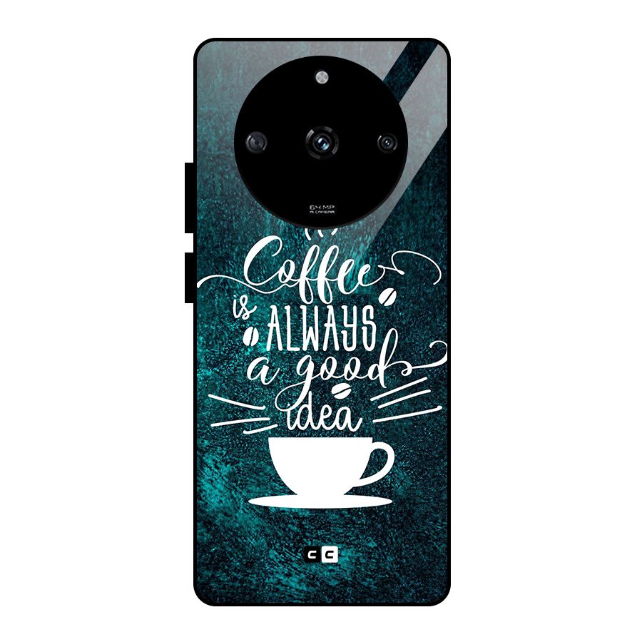 Always Coffee Glass Back Case for Realme Narzo 60 5G