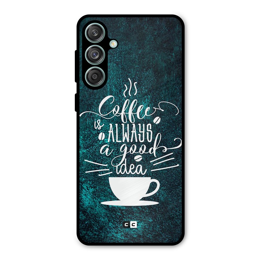 Always Coffee Metal Back Case for Galaxy M55 5G