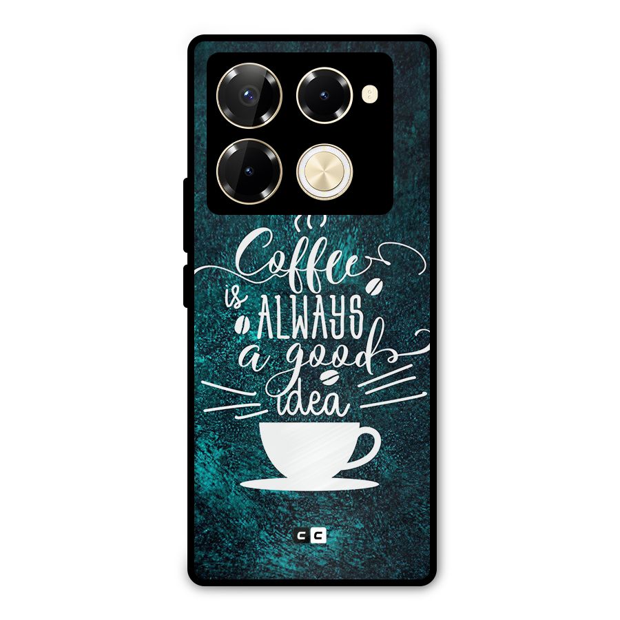 Always Coffee Metal Back Case for Infinix Note 40 Pro