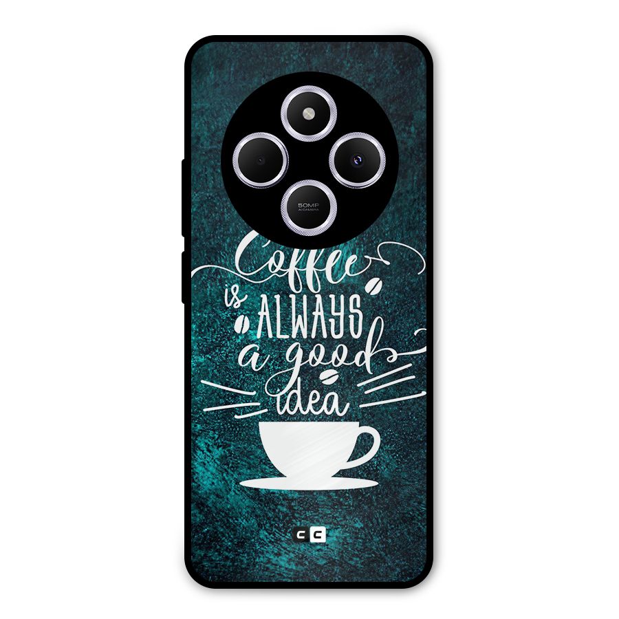 Always Coffee Metal Back Case for Poco C75 5G