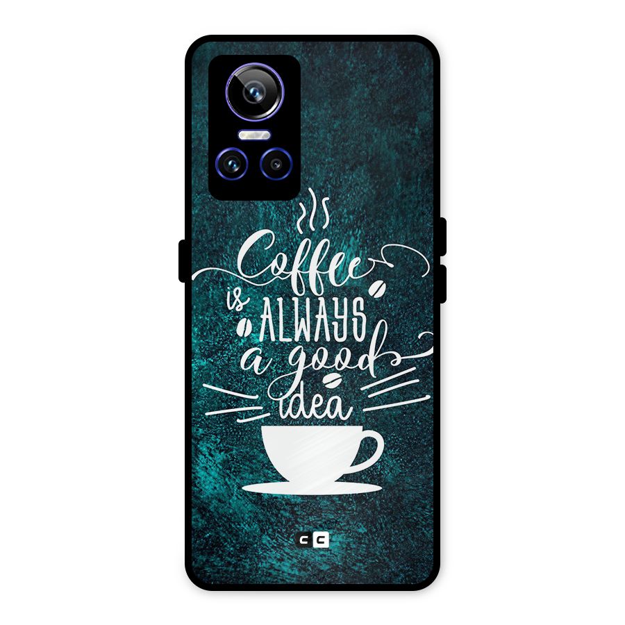 Always Coffee Metal Back Case for Realme GT Neo 3