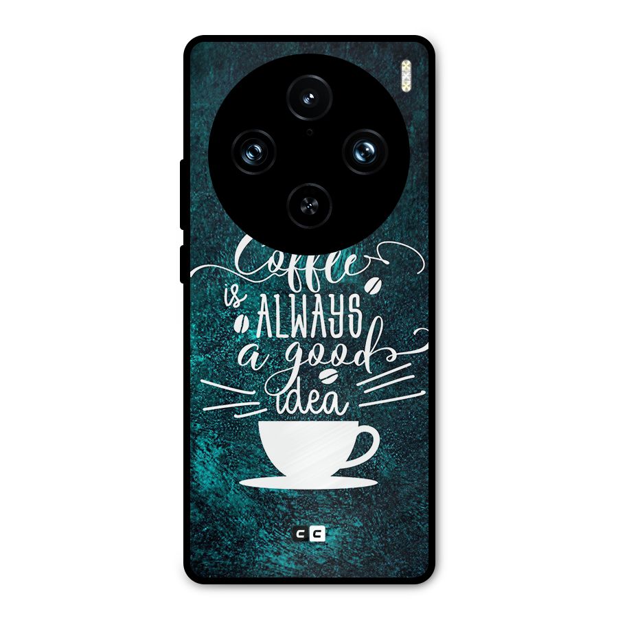 Always Coffee Metal Back Case for Vivo X100 Pro