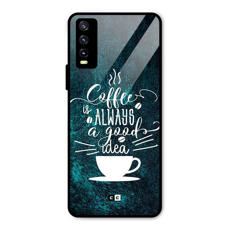 Always Coffee Metal Back Case for Vivo Y20