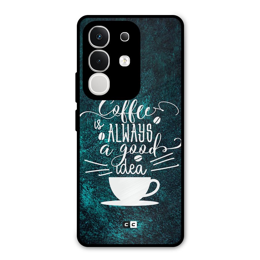 Always Coffee Metal Back Case for iQOO Z10x